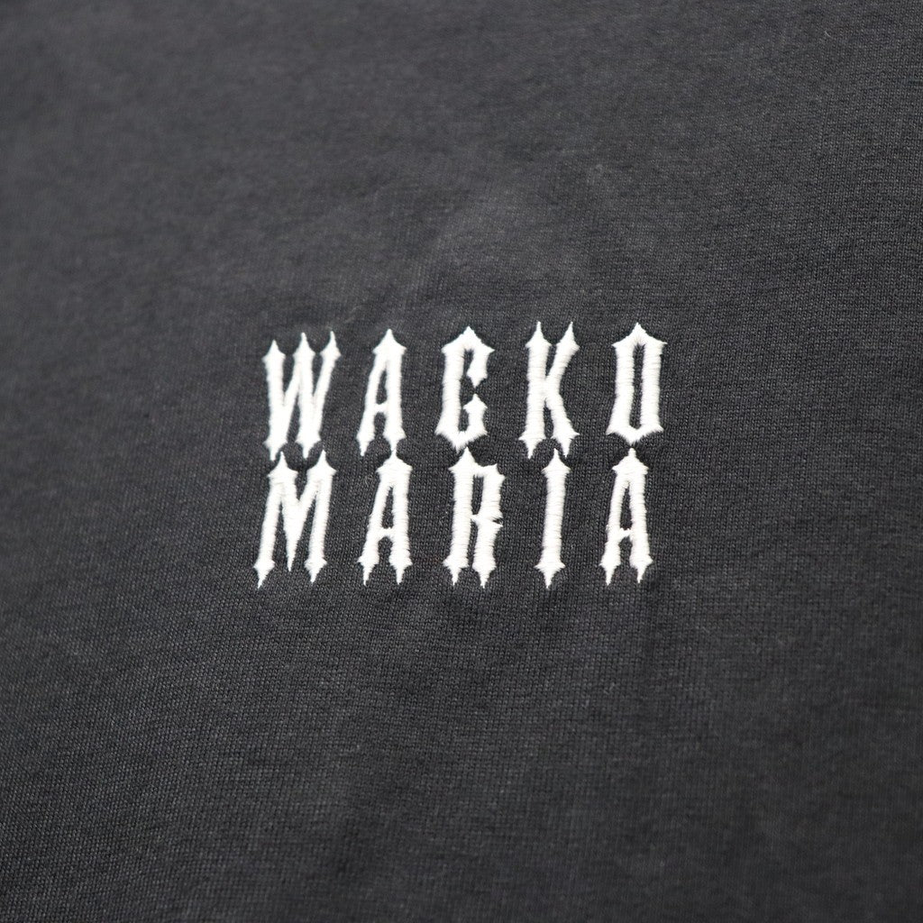 HEALTHKNIT | HENRY NECK T-SHIRT #BLACK [26SS-WMT-HK01]