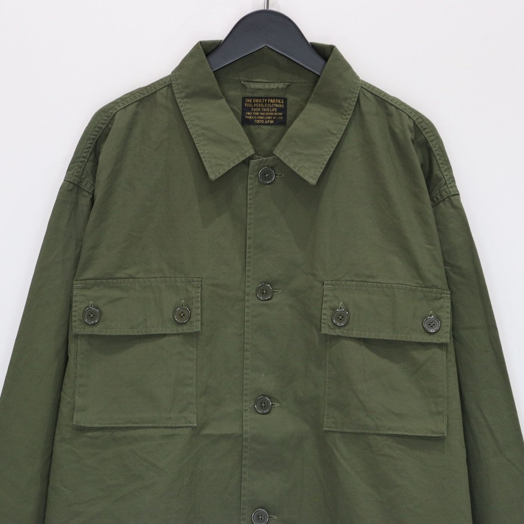 ARMY SHIRT ( TYPE-1 ) #KHAKI [25FWE-WMO-ML03] - cocorozashi 三重県