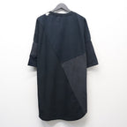 PUZZLE TEE E #BLACK [C2647909E]