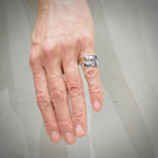 墨西哥戒指 08 半圓形 #銀色 [MEX-25SS-R03]