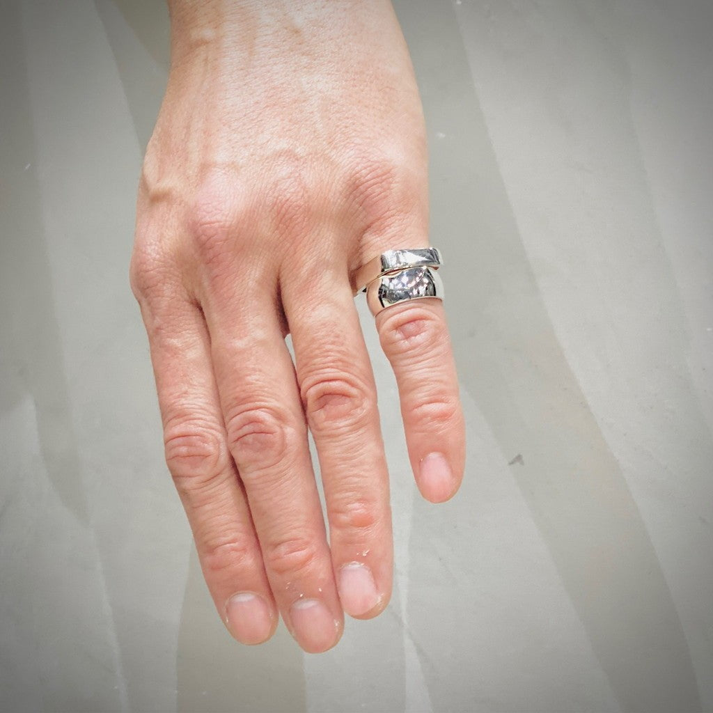 墨西哥戒指 08 半圓形 #銀色 [MEX-25SS-R03]