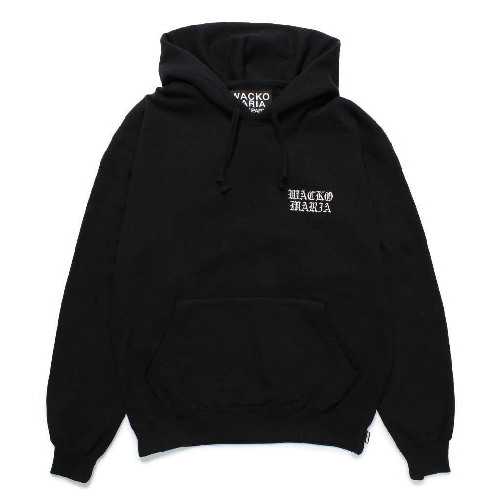 HEAVY WEIGHT PULLOVER HOODED SWEAT SHIRT ( TYPE-4 ) #BLACK [25SS-WMC-SS10]