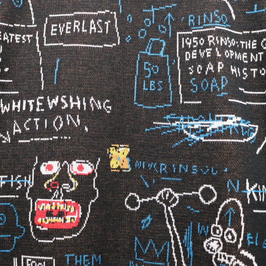 JEAN-MICHEL BASQUIAT | CREW NECK SWEATER ( TYPE-1 ) #ONE [BASQUIAT-WM-KN11]