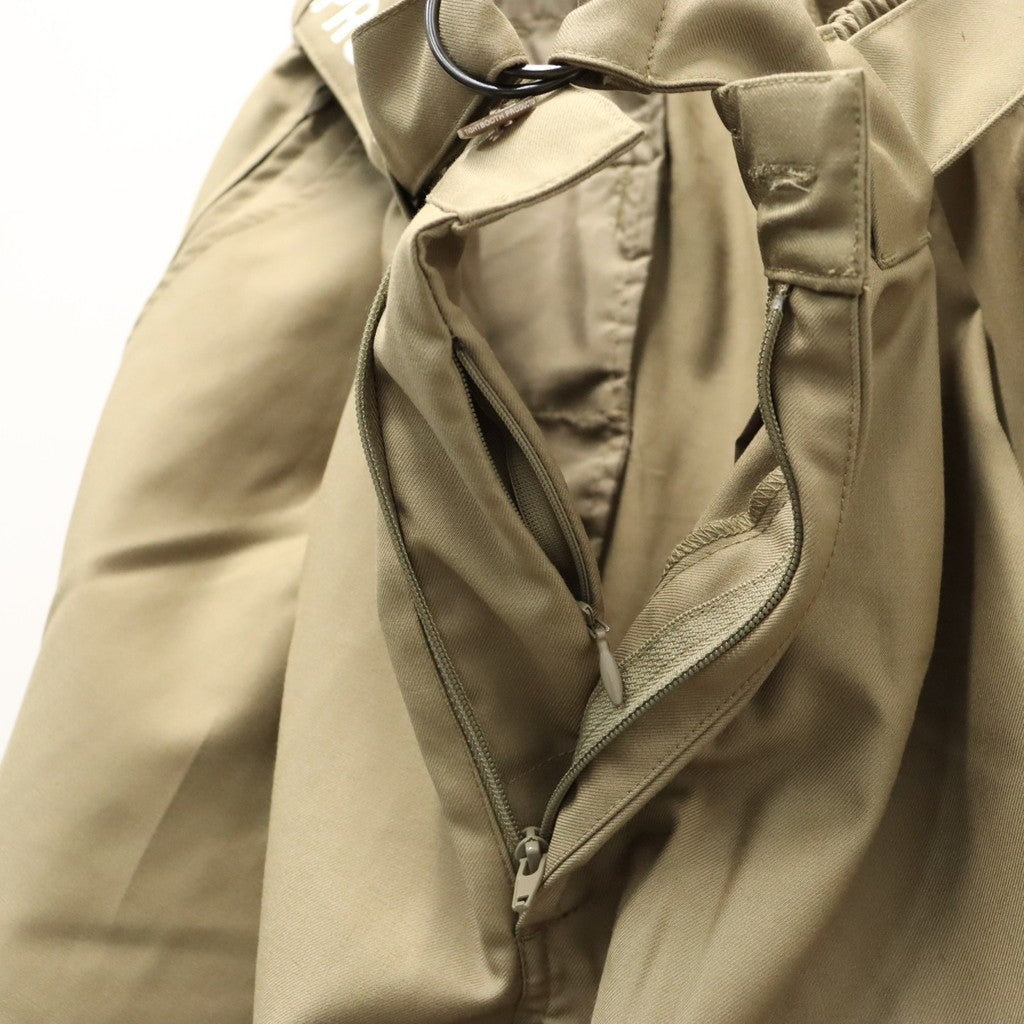 BAGGY SLACKS #Khaki [FW26-B11]