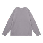 SIDE SEAM DBL KNIT LONG SLEEVE #KHAKI [CES29CS22]