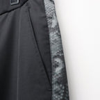 Side line python pants #black [BV-PT2600510]