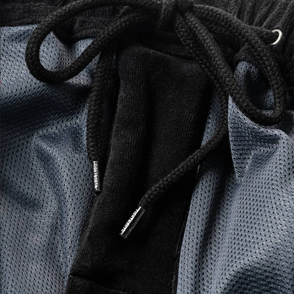 VELOUR PIPING BALLOON PANTS #Black [FW25-B05]