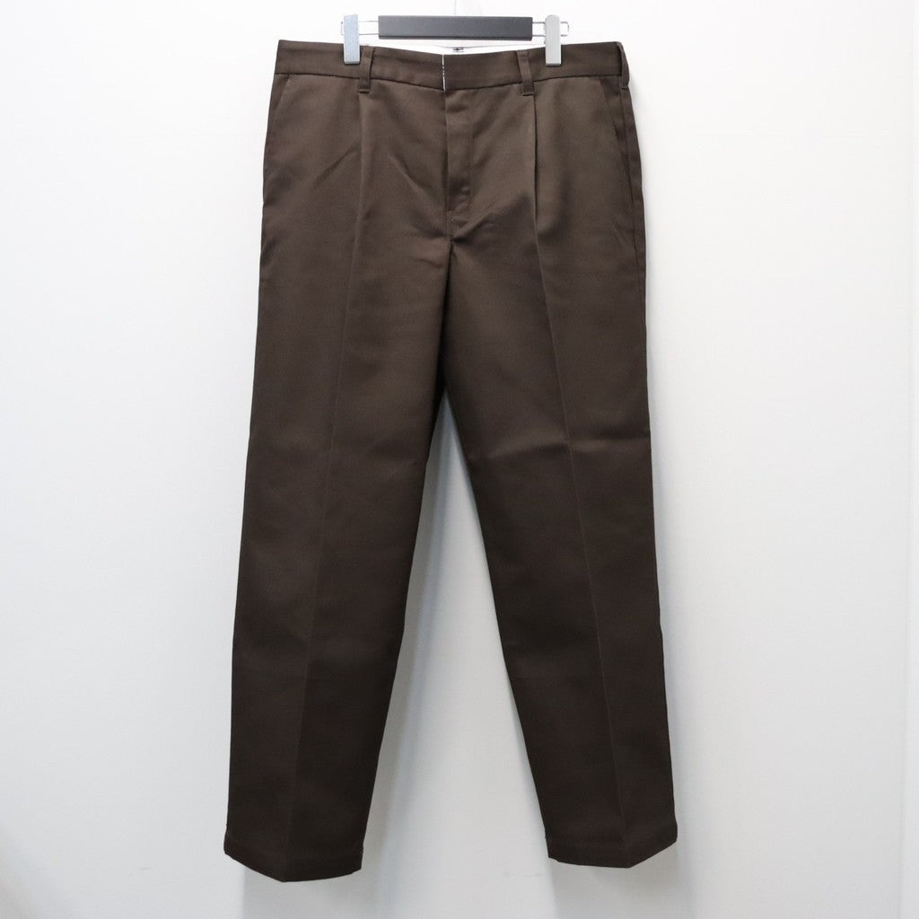 DICKIES | PLEATED TROUSERS #BROWN [26FW-WMP-DC01]
