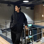 TECH LOOSE 2B JACKET TWILL #BLACK [BJ-55024W]