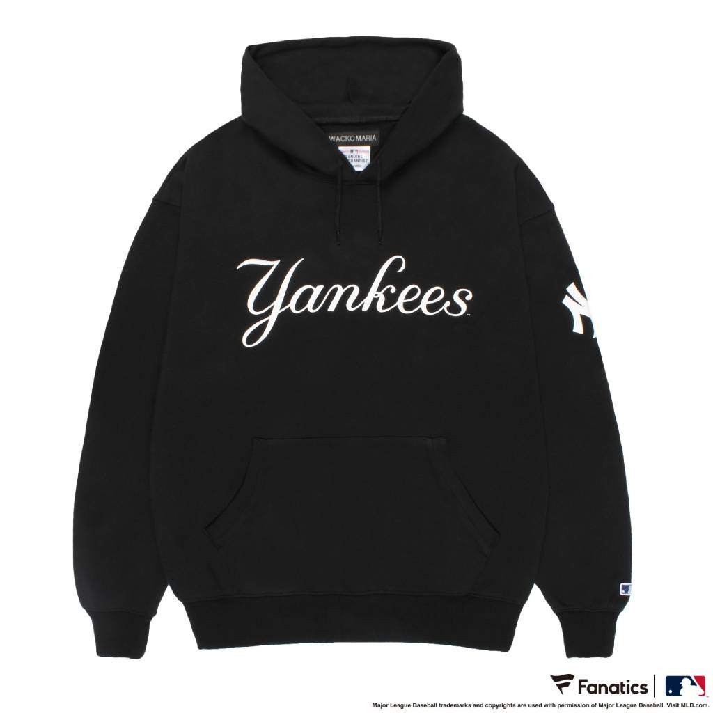 MLB | NY | HEAVY WEIGHT PULLOVER HOODED SWEAT SHIRT ( TYPE-1 ) #BLACK [MLB-WM-SS01]