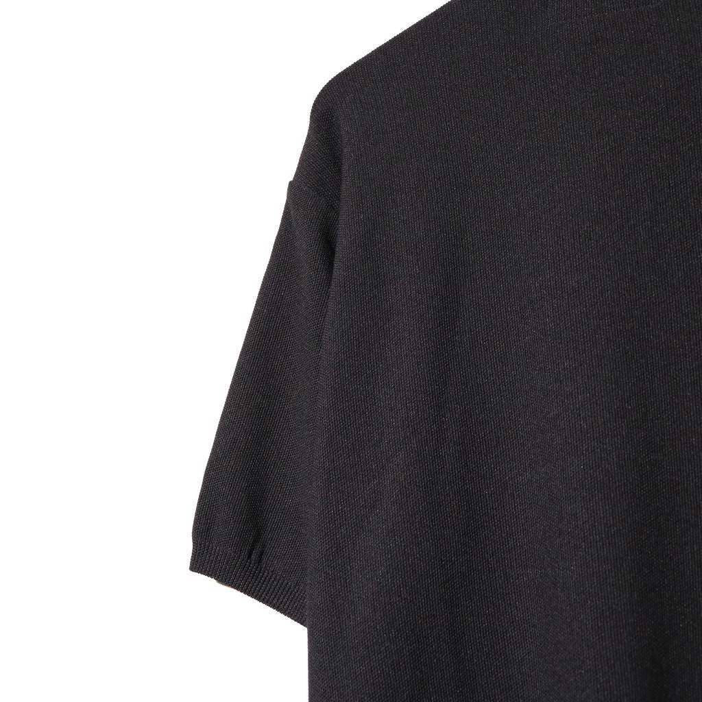 KNIT POLO SHIRT #BLACK [26SS-WMK-KN06]