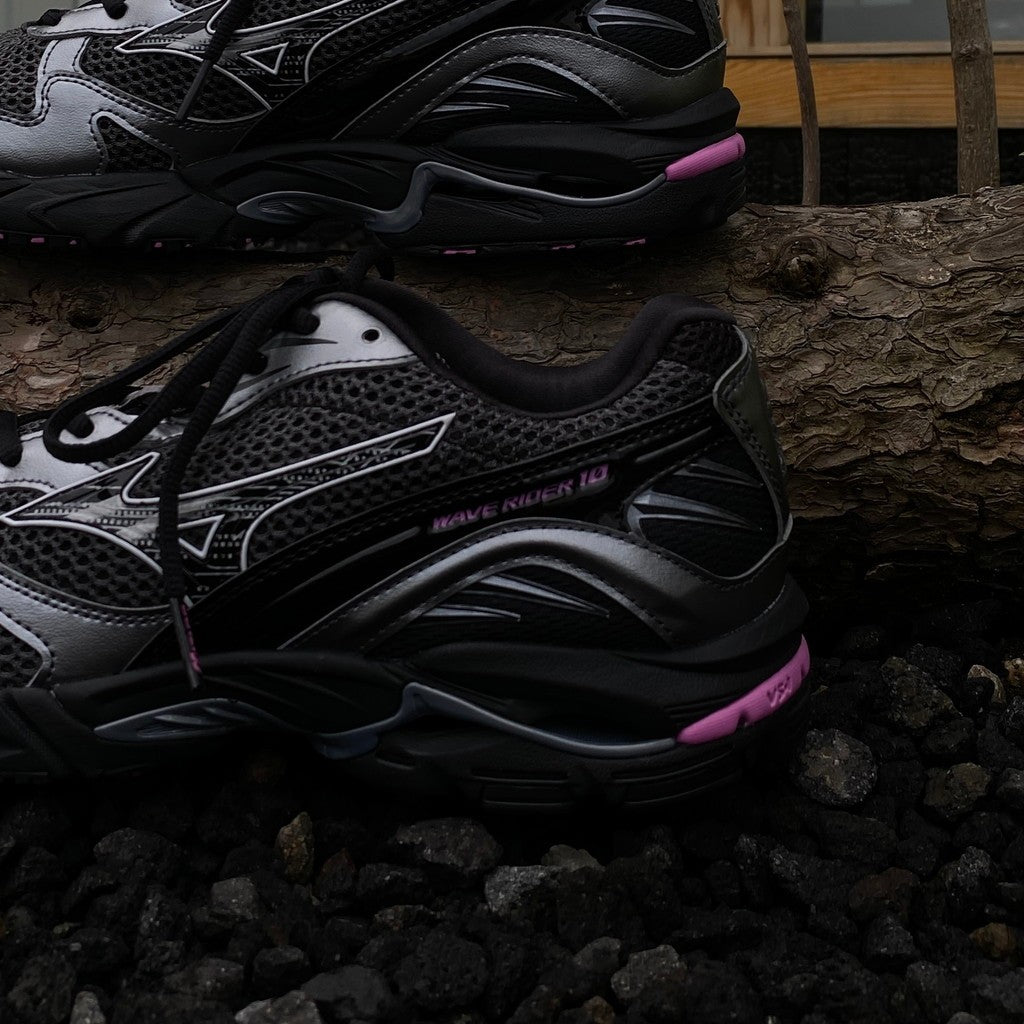 WAVE RIDER 10 #CHARCOAL / BLACK / PINK [D1GA261D]