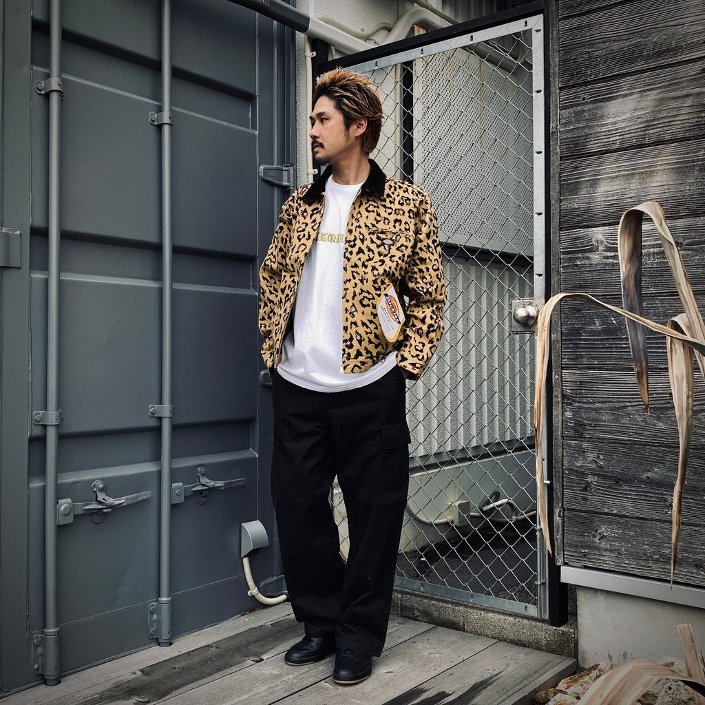 DICKIES | LEOPARD WORK JACKET #BEIGE [25SS-WMO-DC03]