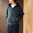 TECH SWEAT DOUBLE FACE PARKA #INK BLACK [BE-54026W]