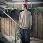 TECH SWEAT CREW FREEDOM SLEEVE #BEIGE [BE-50025]