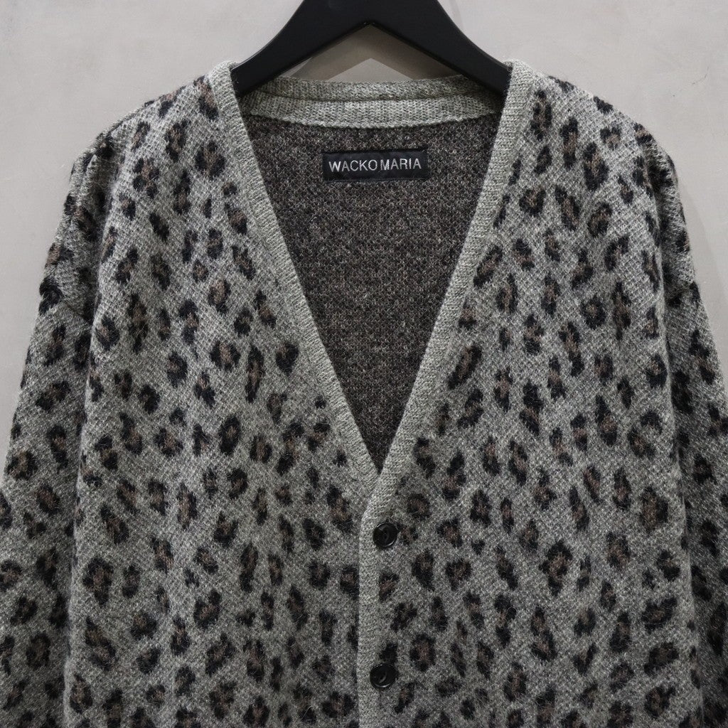LEOPARD MOHAIR CARDIGAN #GRAY [24FW-WMK-KN12] – cocorozashi