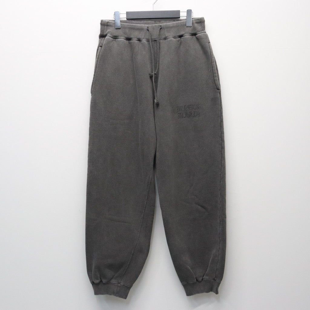 WASHED MIDDLE WEIGHT SWEAT PANTS #GRAY [26SS-WMC-SP02]