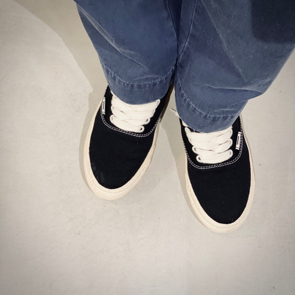 KIEFER / PAST Sole Canvas Low-Top Sneakers #BLACK [S14FW703]