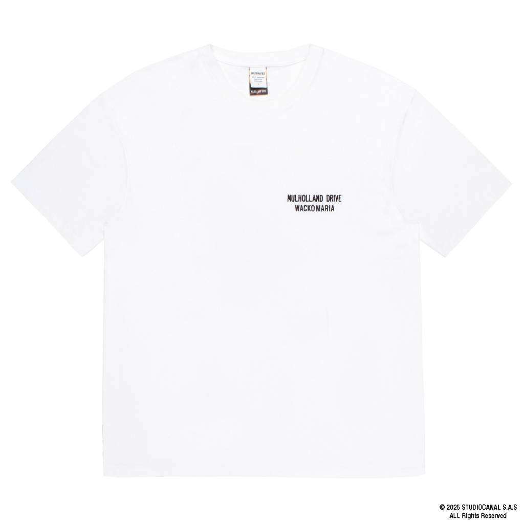 MULHOLLAND DRIVE | WASHED HEAVY WEIGHT CREW NECK T-SHIRT ( TYPE-1 ) #WHITE [MD-WM-WT01]