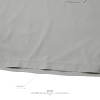 "WR-03T" 新款科技口袋T卹（科技布料）#灰色 [GOOPI-25SS-MAY-01]