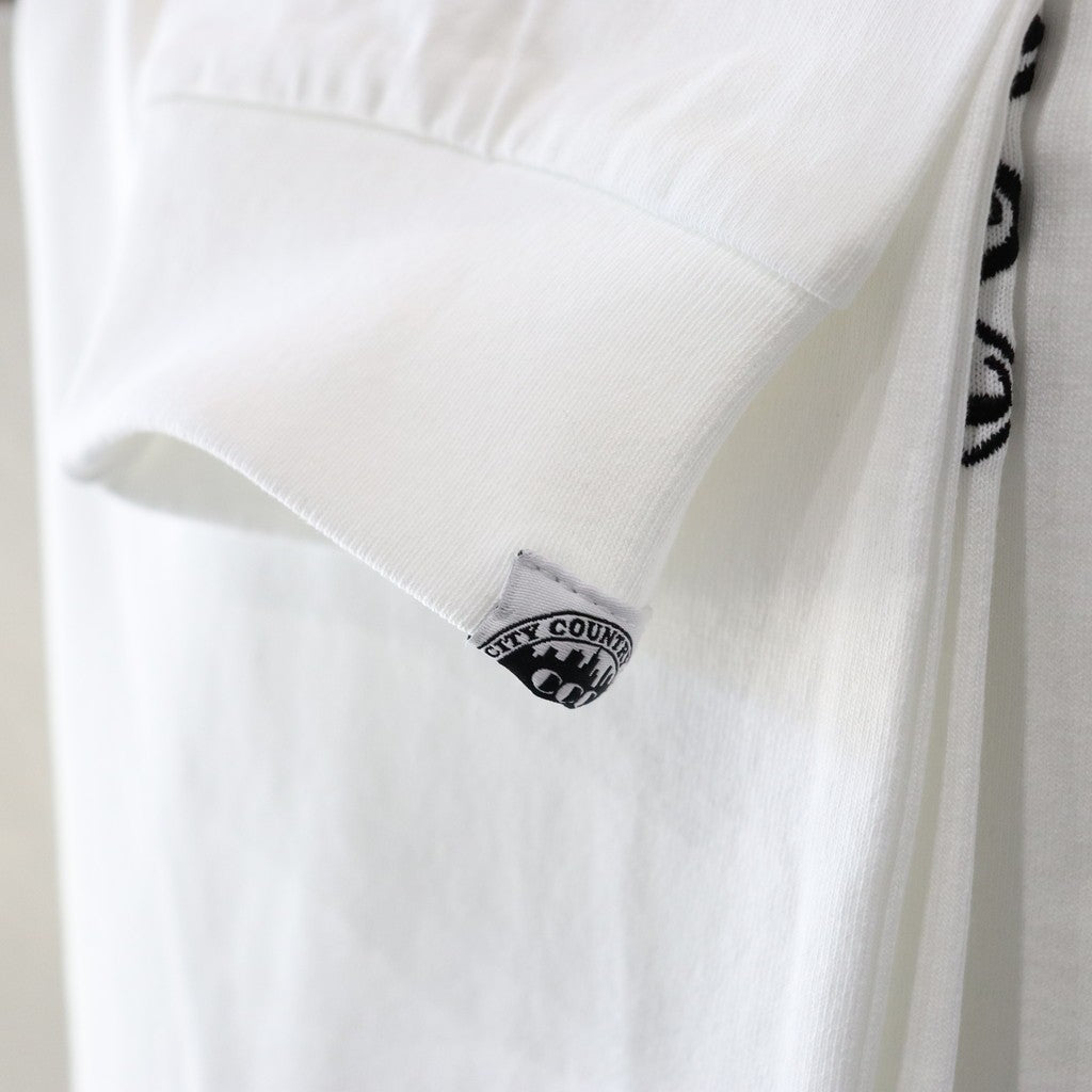 Cotton L/s T-shirt_City Country City #WHITE [CCC-241T004]