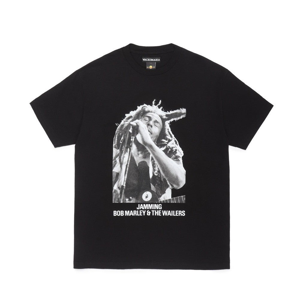 BOB MARLEY | CREW NECK T-SHIRT ( TYPE-2 ) #BLACK [BOBMARLEY-WM-TEE03]