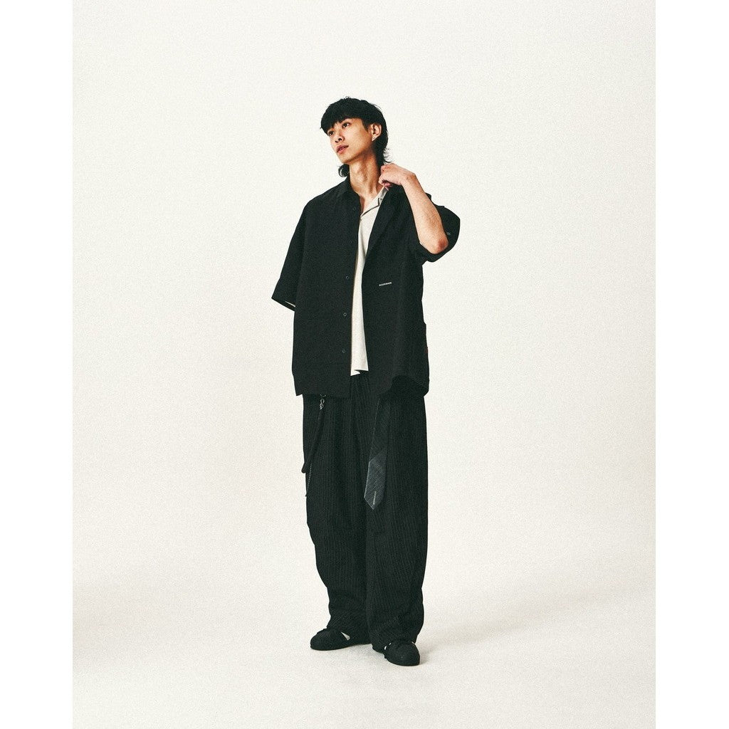 「MA-T7」 Stripe x Stripe Mixed Tie #SHADOW [GOOPI-25SS-JUN-03]