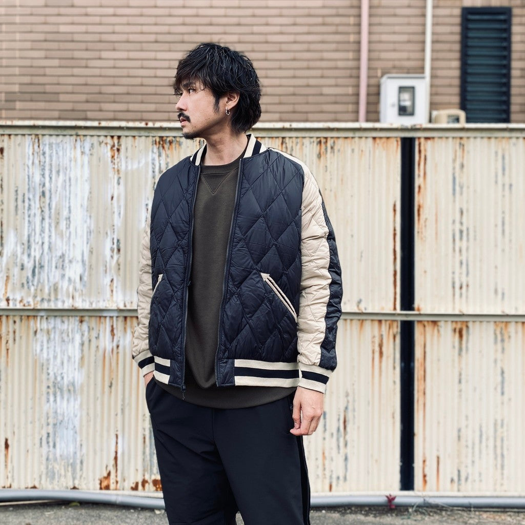 【TAION】JK04JS BLK ×SILVER BGE L REVERSIBLE 「SKAJAN」 DOWN JACKET #BK×SILVER BGE [TAION-JK04JS