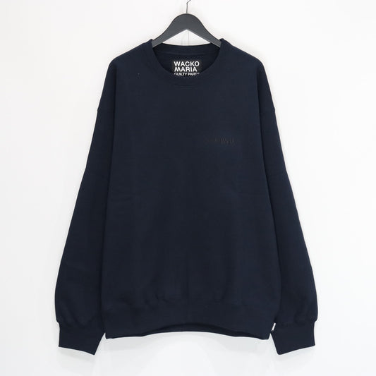 HEAVY WEIGHT CREW NECK SWEAT SHIRT #NAVY [25SSE-WMC-SS03]