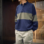 Rugby Jersey #Navy x Olive [SD25F-CT03]