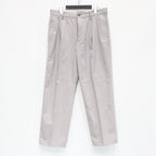 DOUBLE PLEATED CHINO TROUSERS #GRAY [25SS-WMP-PT13]