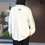 HEALTHKNIT | HENRY NECK LONG SLEEVE T-SHIRT #WHITE [26FW-WMT-HK01]