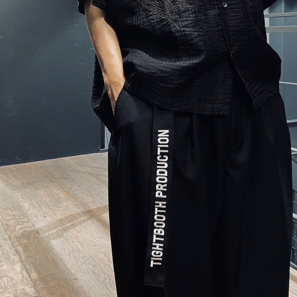 寬鬆休閒褲 #黑色 [SS24-B10]
