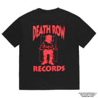DEATH ROW RECORDS | WASHED HEAVY WEIGHT CREW NECK T-SHIRT #BLACK [DEATHROW-WM-WT02]