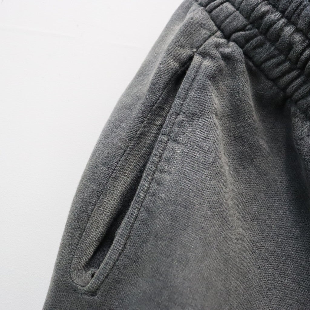 WEATHERED SWEAT PANTS - BLACK #BLACK [BWU-WSPB]