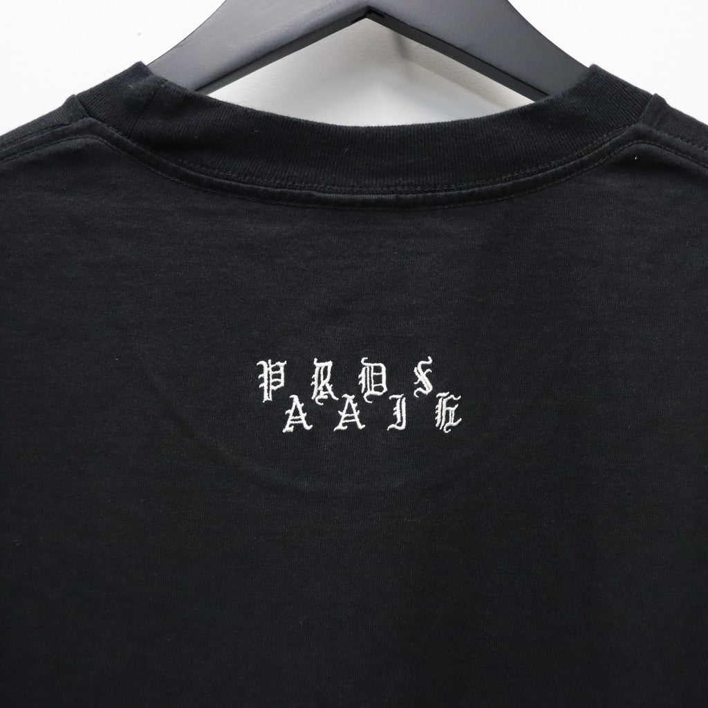 WASHED HEAVY WEIGHT CREW NECK LONG SLEEVE T-SHIRT ( TYPE-2 ) #BLACK [26FW-WMT-LT02]