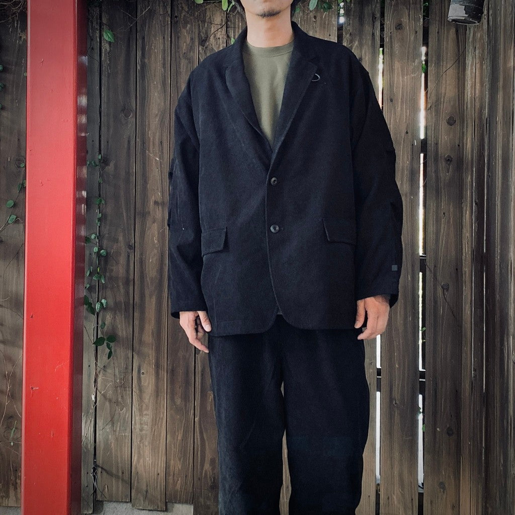 TECH LOOSE 2B JACKET CORDUROY #BLACK [BJ-32025W] – cocorozashi