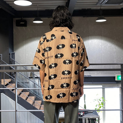 HAWAIIAN SHIRT S/S -TYPE 4- #BROWN [24SS-WMS-HI04]