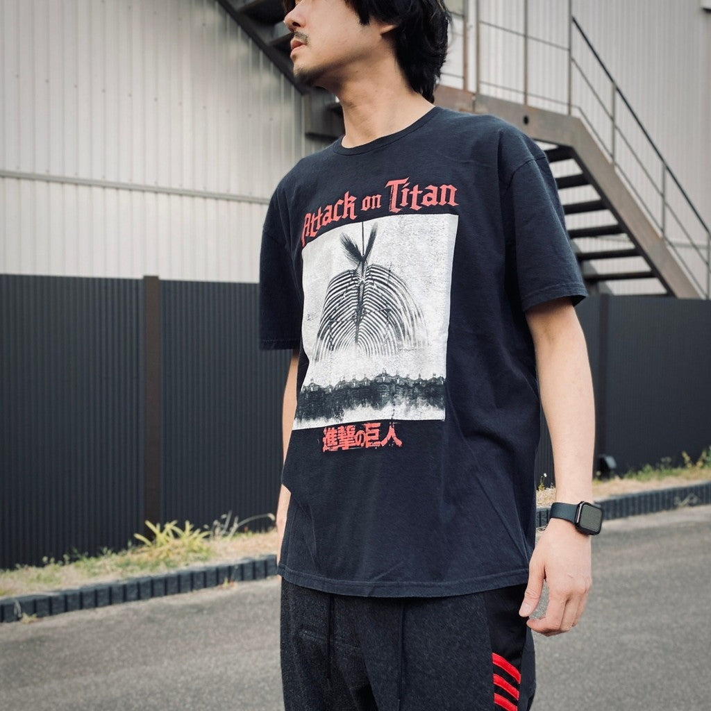 「ATTACK ON TOTAN」 TEE #BLACK [tl25f064]