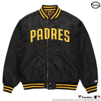 MLB | SD | REVERSIBLE VARSITY JACKET ( TYPE-3 ) #BLACK-BEIGE [MLB-WM-BL03]