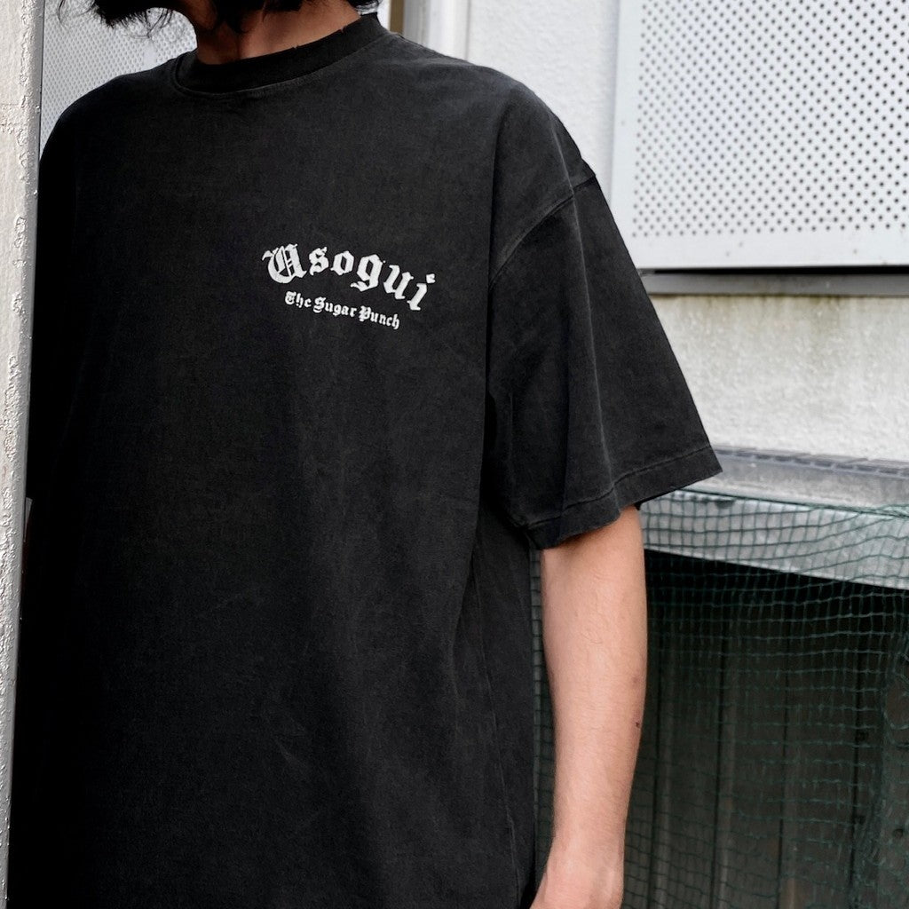 Usogui | 短袖T卹 #黑色 [TUGM24SM007]
