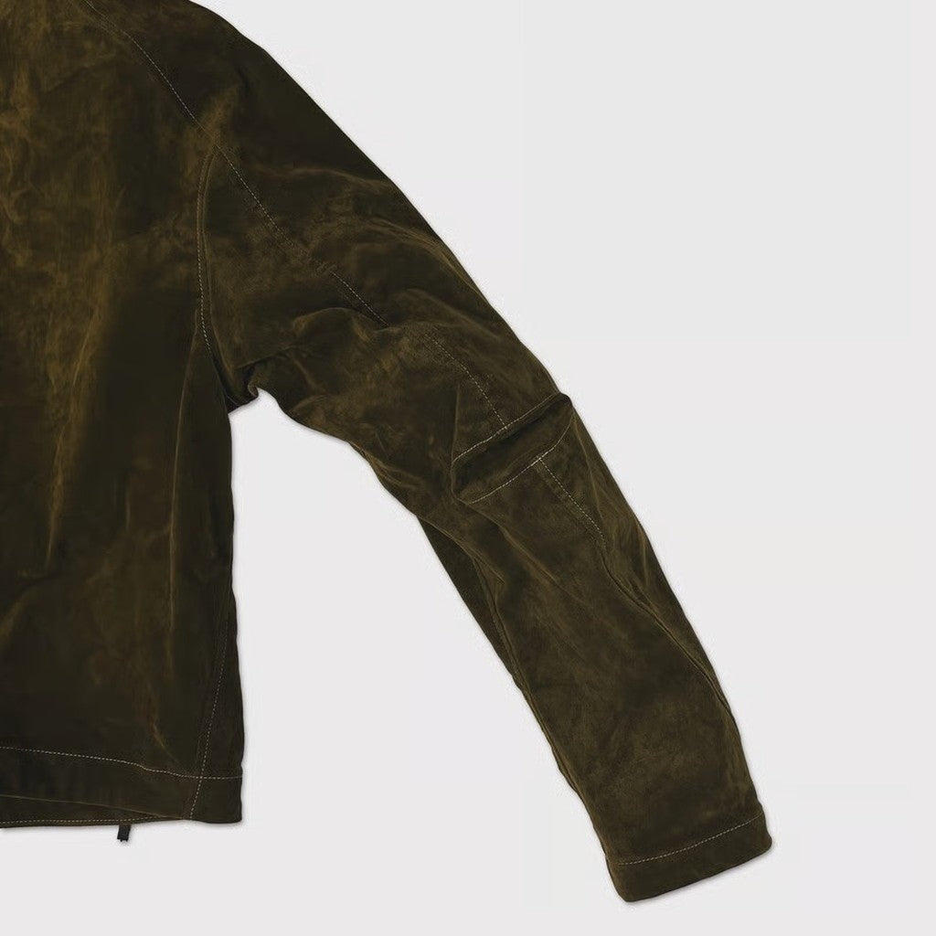 Racing Jacket (VELVET DENIM) #MOSS [M-P4-LO2]