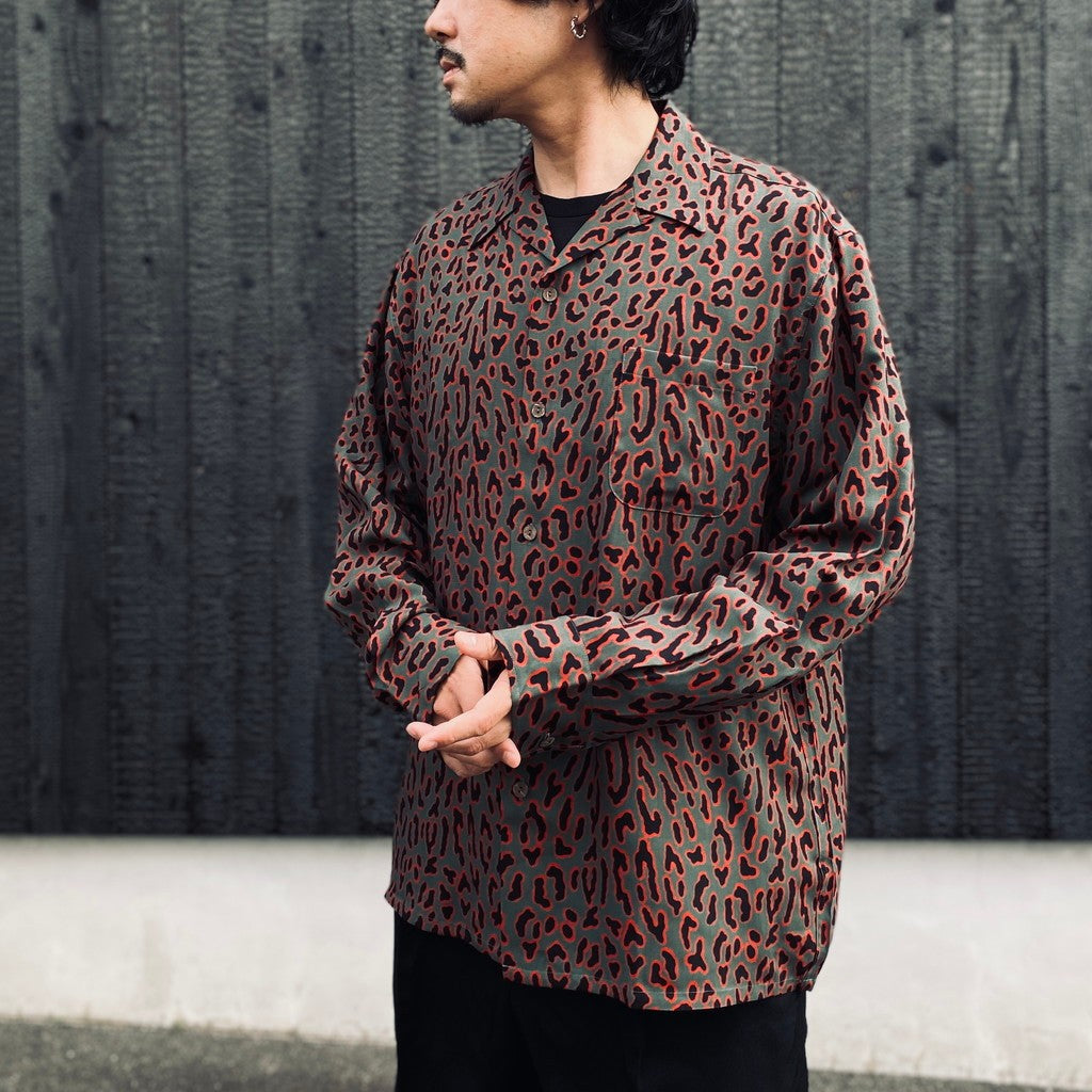 HAWAIIAN SHIRT L/S ( TYPE-1 ) #CHARCOAL [26FW-WMS-HI01]