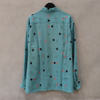 夏威夷長袖襯衫（3 款）#綠松石色 [24FW-WMS-HI04]