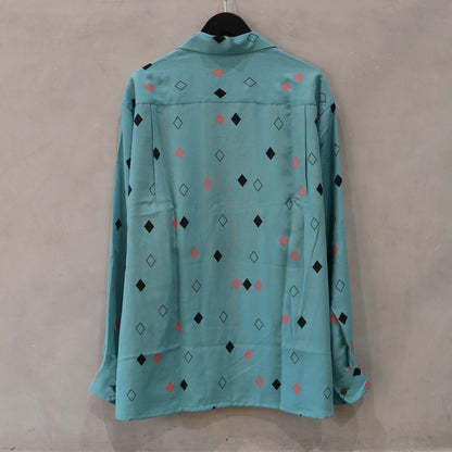 HAWAIIAN SHIRT L/S (TYPE-3) #TURQUOISE [24FW-WMS-HI04]