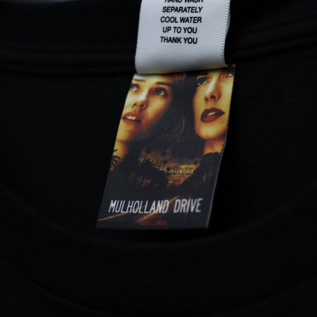 MULHOLLAND DRIVE | WASHED HEAVY WEIGHT CREW NECK T-SHIRT ( TYPE-1 ) #BLACK [MD-WM-WT01]