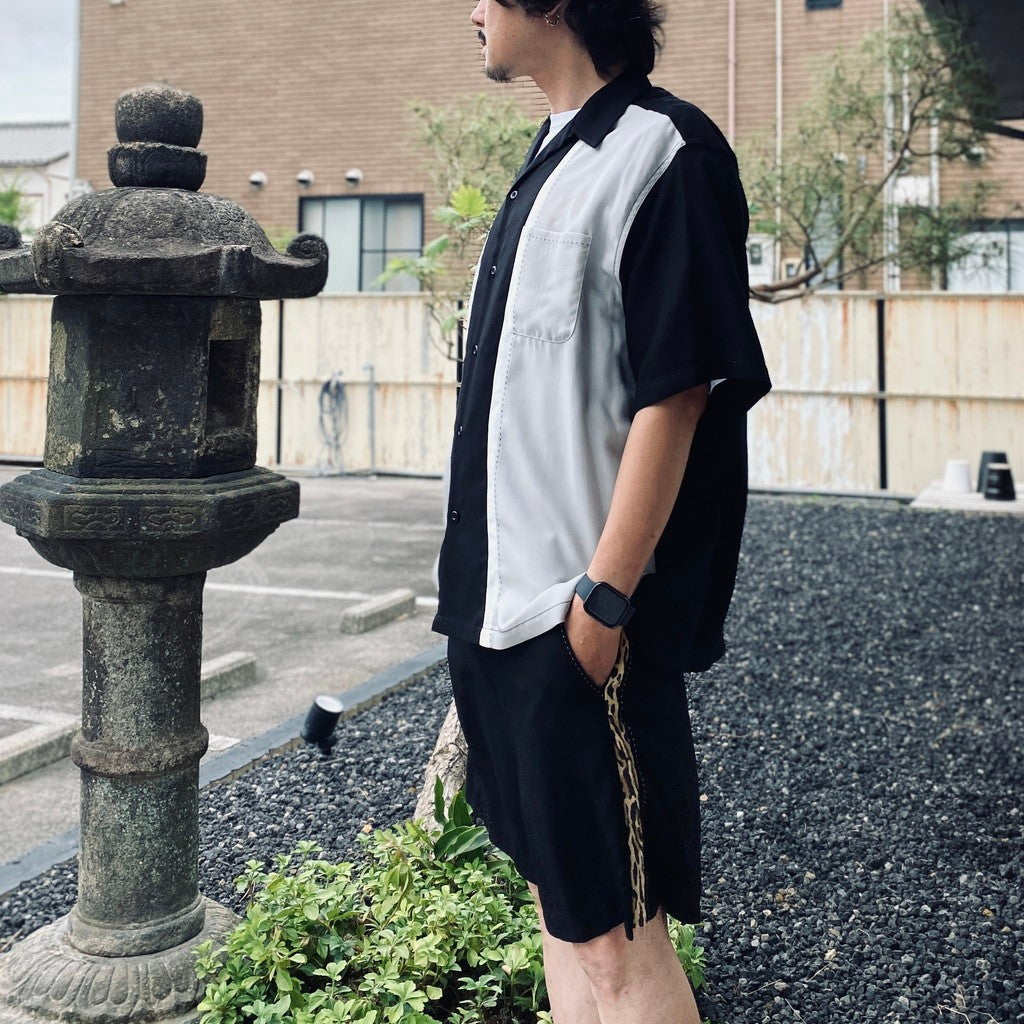 SWITCHING SHIRT S/S ( TYPE-1 ) #L-GRAY [26SS-WMS-OC02]