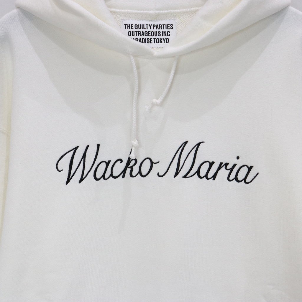 MIDDLE WEIGHT PULLOVER HOODED SWEAT SHIRT ( TYPE-1 ) #WHITE [25SS-WMC-SS21]