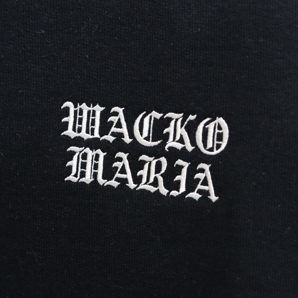 HEAVY WEIGHT FULL ZIP HOODED SWEAT SHIRT (TYPE-4) #BLACK [25SS-WMC-SS08]