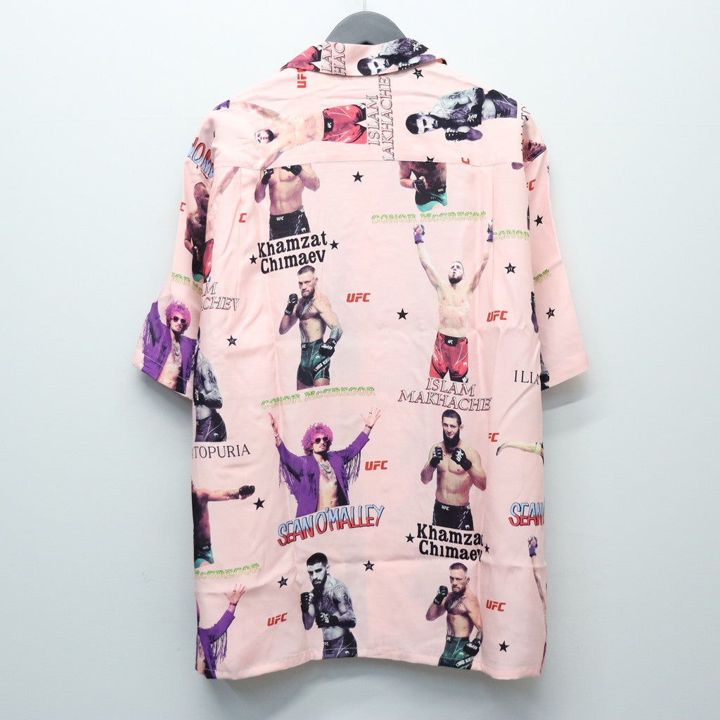 UFC | S/S HAWAIIAN SHIRT ( TYPE-1 ) #PINK [UFC-WM-HI01]